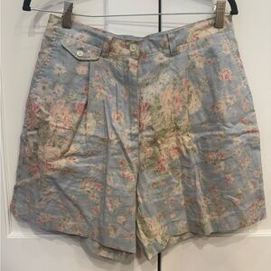 Ralph Lauren Blue Floral Women's Shorts